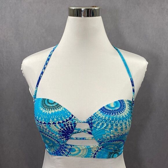 Rue Bleu Bikini Swimwear Top - Picture 1 of 8